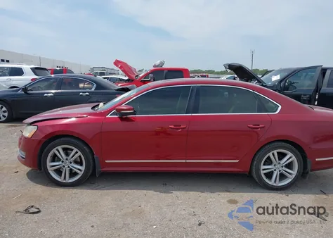 2015 Volkswagen Passat 2.0L Tdi Sel Premium из США, поврежденный, VIN 1VWCV7A3XFC064311